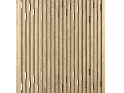 Wooden panel V1  Low-poly 3D model