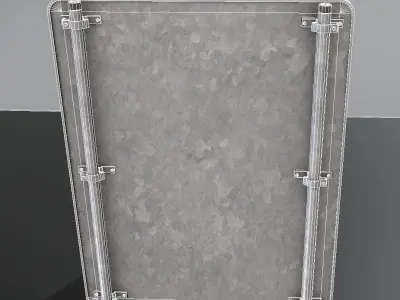 Trennungs Aufweitungs Zusammenfuehrungs-Tafeln Low-poly 3D model