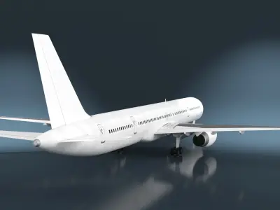  Boeing 757-300 with Cabin and Doors 