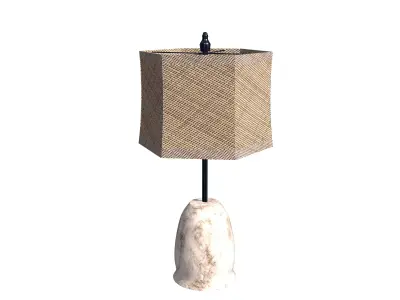 Marble Base Table Lamp by Illumino  3D model