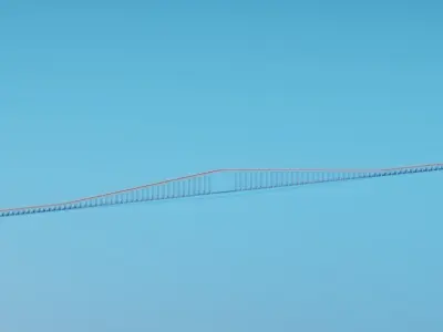Macau Governor Nobre de Carvalho Bridge 3D model