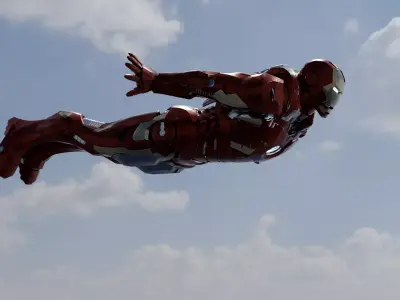 Iron Man Mark 7 Rigged 3D model