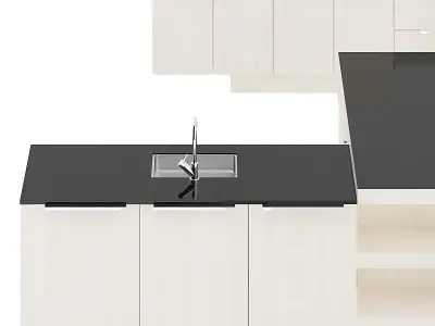 Kitchen Furniture Set 19 3D model