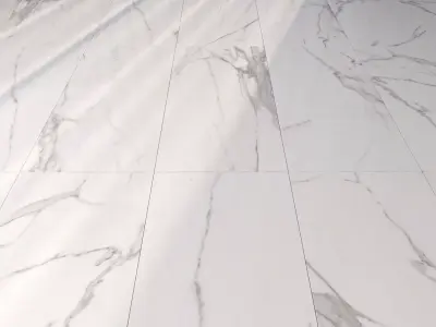 Marble Floor Afyon White Set 6 Texture