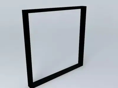 3D window frame very detail Free 3D model
