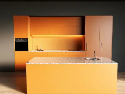 5-Kitchen5 matte 1 3D model