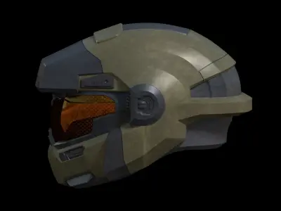 HALO Grenadier helmet 3d print file 3D print model
