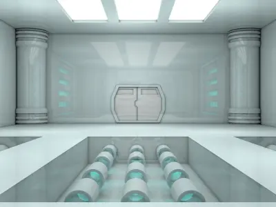 Sci Fi Room 3D model