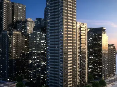 City Block Type B35 3D model