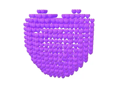 Heart Stylish Style v1 008 3D model