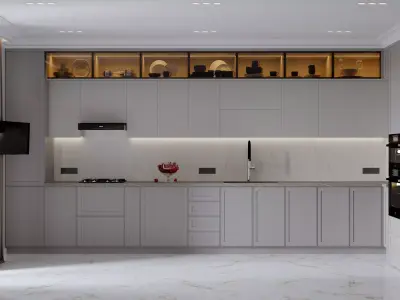 Kitchen scene 3D model