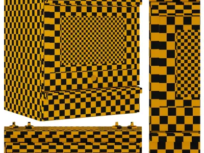 GE Electric Range 30SlideIn 3D model