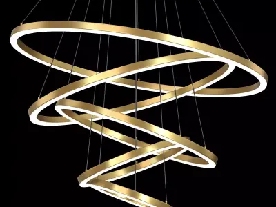Modern Pendant Lamp 3D model 3