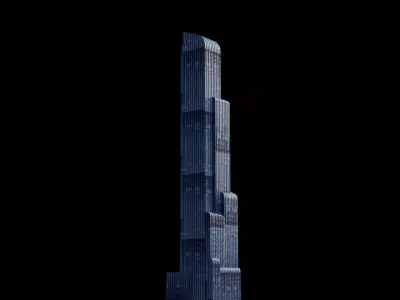 One57 - NYC Low-poly 3D model