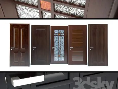 doors wrought iron door 3D print model