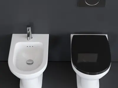 Ceramica Catalano Canova Royal WC Low-poly 3D model