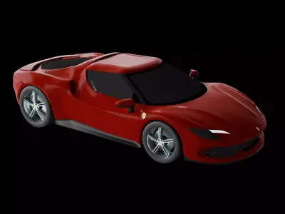 FERRARI 296 GTB 3D model