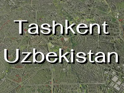 Tashkent Uzbekistan - city and urban 3D model