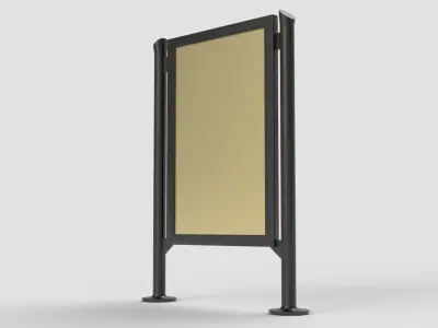 Citylight Poster 3D model