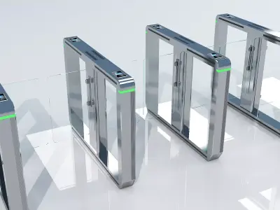 Tripod Turnstile 3D model