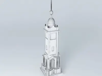Clock Tower Brighton 3D model