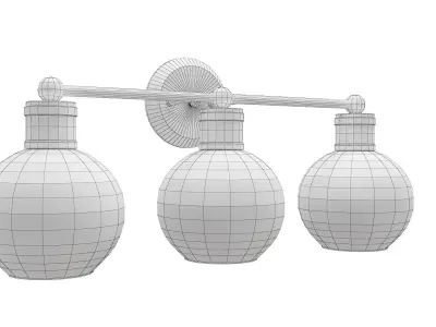 Hansford Bath Vanity Wall Light P300051 3D model