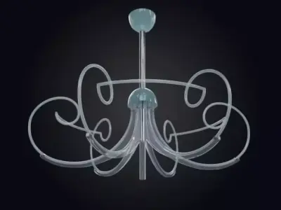 Retro Hanging Lamp 3D model