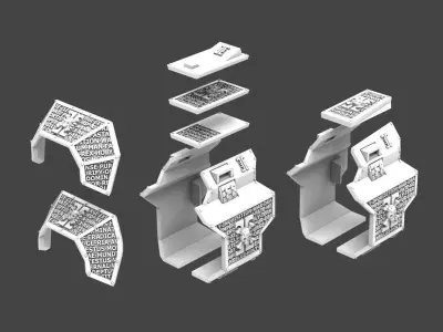 Deathvigil Outrider Bike Fairings 3D print model