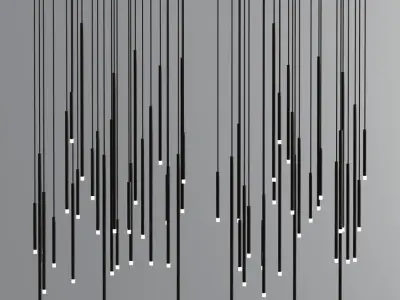 Modern Ceiling Led Pendant Chandelier 3D model