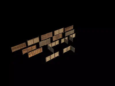 All Fence System 3D model