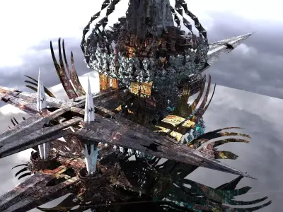 Nile Egyptian Ascension facility 3D model
