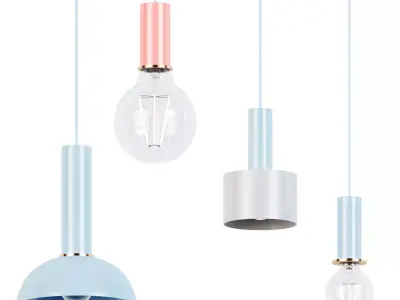 pendant light metal pendant lamp 3D model