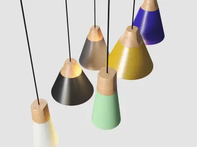 Miniforms Slope Pendant Light 3D model