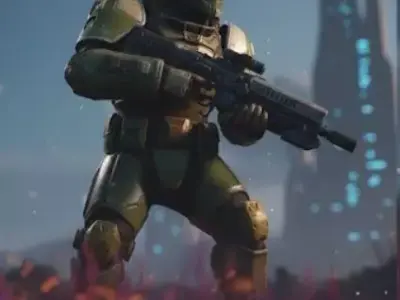 Grimdark Trench Soldier - Sci-Fi WW2  Infantry PBR  3D model