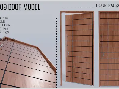 Door package 3D model