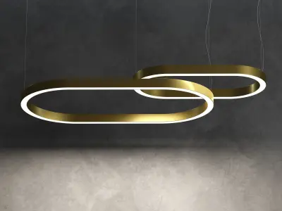 Ellipse Ceiling Light by Forstlight  3D model