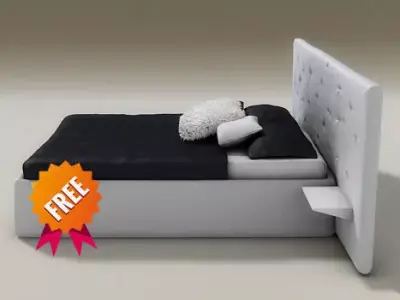 Chance Bed Desiree Free 3D model