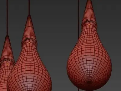 Chandelier The Pour 3D model