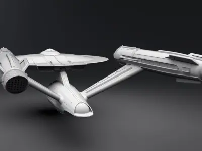 SNW Discovery Enterprise Scale model 3D print model
