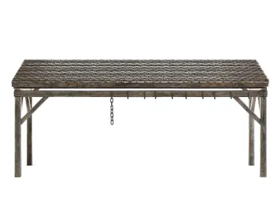 Forge Wooden Roof 3D model