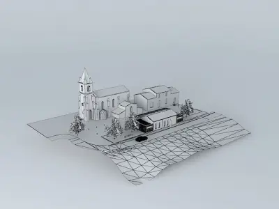 renovation and extension room communal celebrations Free 3D model