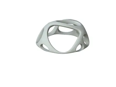 SciFi Cube Object No 54999 Low Poly Shape Low-poly 3D model