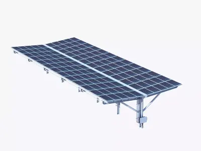 photovoltaic charging pile 3D model