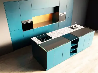 51-Kitchen3 matte 5 3D model