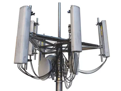 MODULAR CELL TOWER EQUIPMENT Low-poly 3D model