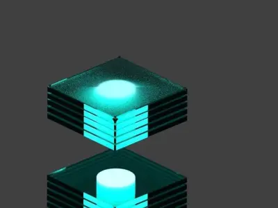 light front Free 3D model