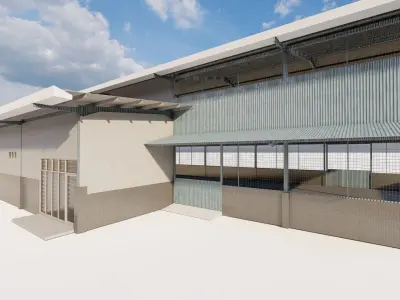 Warehouse-Warehouse Building 3D model