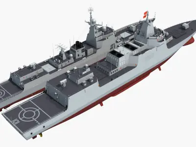  Chinese Navy Type 055 052D Destroyer 