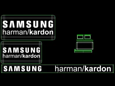 HW-Q90R Samsung Harman Kardon Soundbar with Dolby 3D model