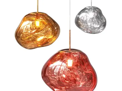 Moderne lava hanglamp 3D model